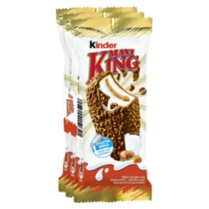 Ferrero Milchschnitte 4+1, Kinder Pingui 3+1, Choco Fresh 4+1 oder Maxi King 3er