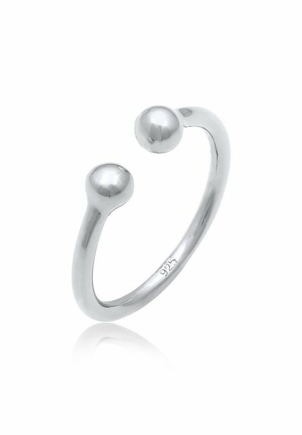 Bild 1 von Elli Fingerring Kugeln Minimal Offen Verstellbar 925 Sterling Silber