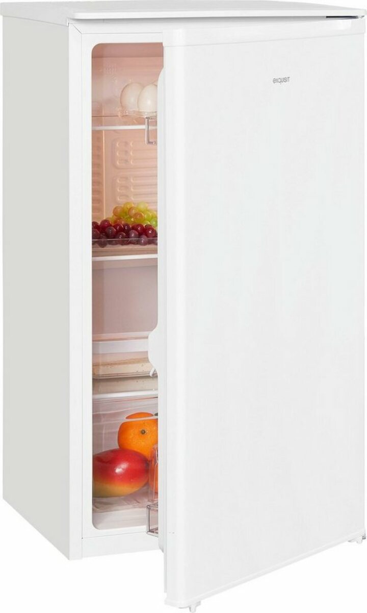 Bild 1 von exquisit Vollraumkühlschrank KS116-V-041E weiss, 85 cm hoch, 48 cm breit