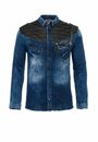 Bild 1 von Cipo & Baxx Jeanshemd mit Kettendetail