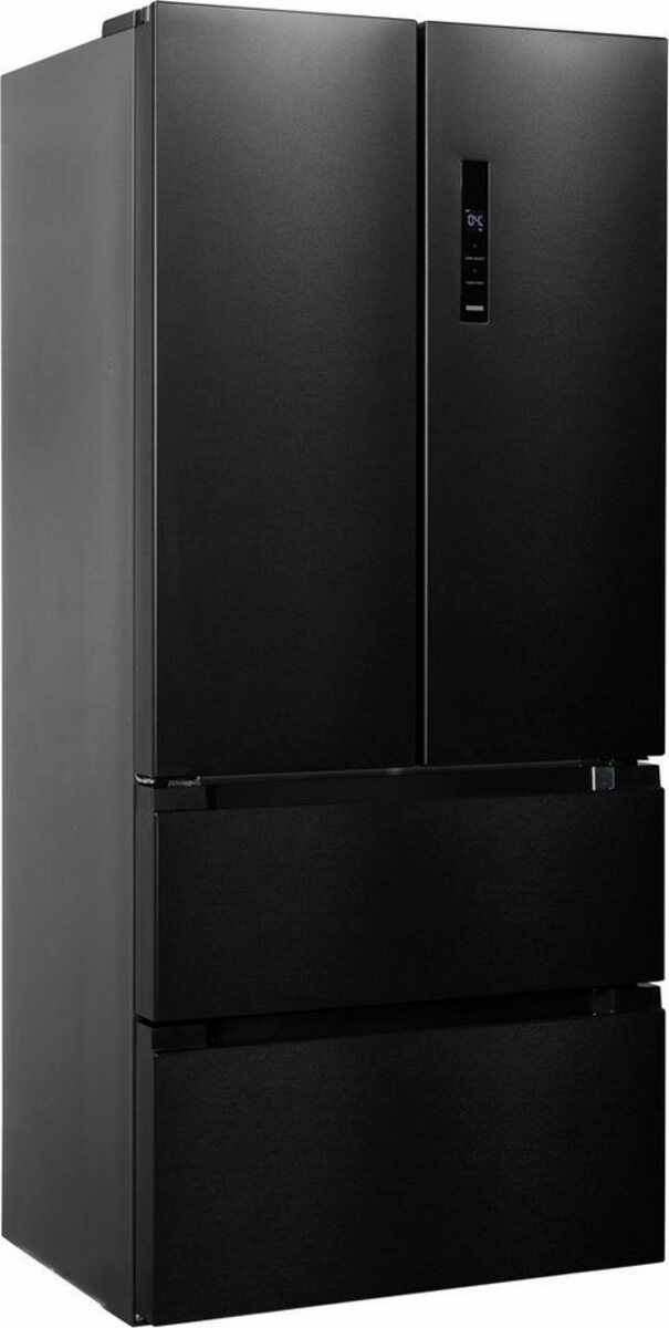Bild 1 von Hanseatic French Door HFD18983CBI, 189,8 cm hoch, 83,3 cm breit, NoFrost, Schnellkühl-/Gefrierfunktion, Display, Türalarm
