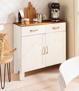 Home affaire Sideboard Alby, Weiß