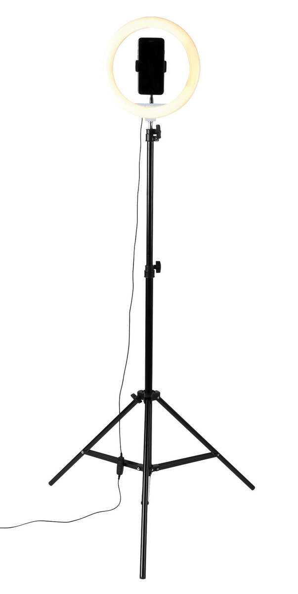 Bild 1 von INTEMPO LED-Selfie-Ringlicht mit Stativ »EE7222«