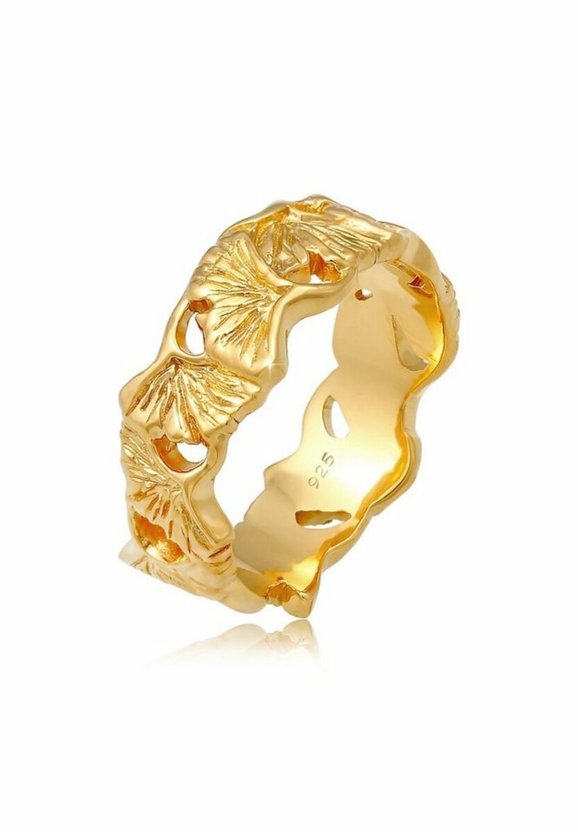 Bild 1 von Elli Fingerring Ginkgo Blätter Trend Cool Glück 925 Silber