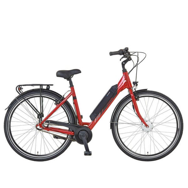 Bild 1 von Genieser, Damen E-Bike, City, 28", Nexus 3, 11,6 Ah, rot