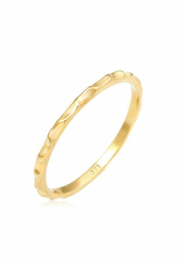 Bild 1 von Elli Premium Fingerring Stacking Facetten Basic 375 Gelbgold