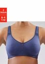 Bild 1 von petite fleur T-Shirt-BH (Packung, 2 Stück) ohne Bügel aus Baumwolle, Basic Dessous