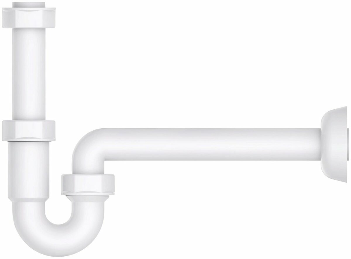 Bild 1 von Kirchhoff Siphon, (1-tlg), Röhrensiphon, Weiß, 1 1/4 x 32 mm"