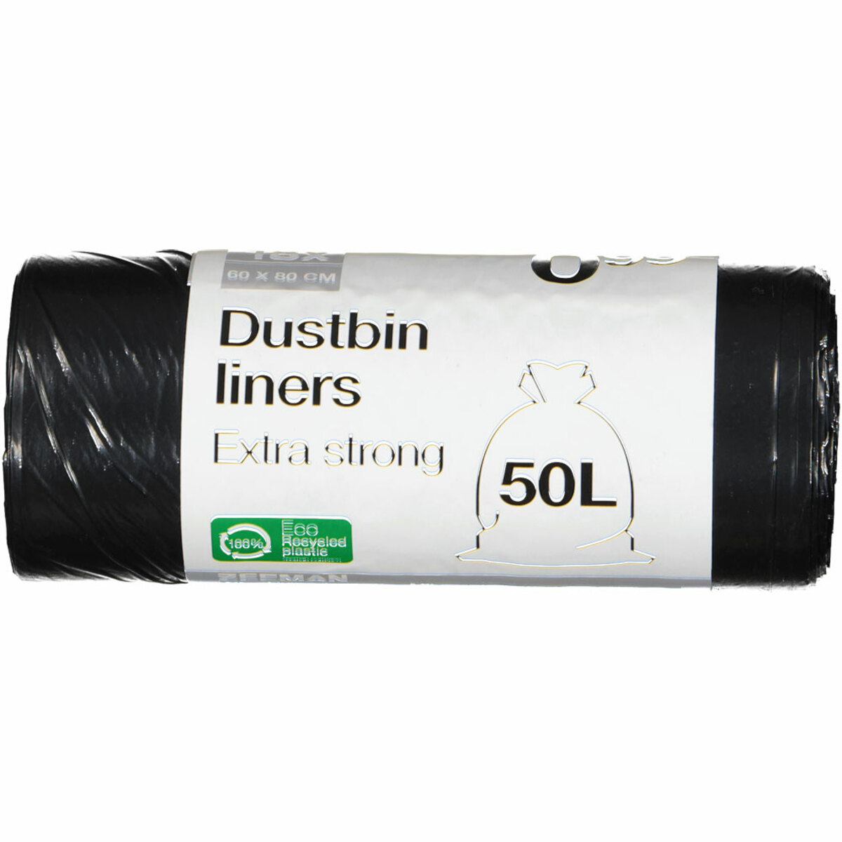 Bild 1 von Müllsäcke, Schwarz, 50 l