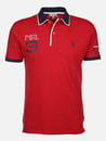 Bild 1 von Herren Poloshirt mit Print
                 
                                                        Rot