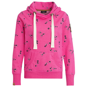 Damen Sweatshirt mit Schwalben-Allover PINK
