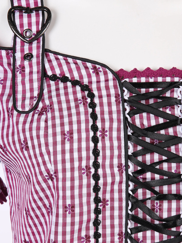 Bild 3 von Damen Trachtenbluse in Vichykaro
                 
                                                        Lila