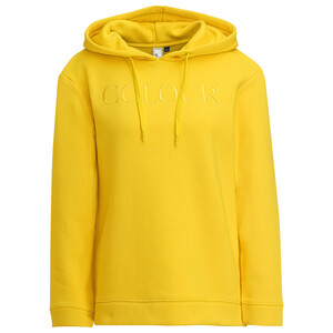 Damen Hoodie mit Stickerei GELB