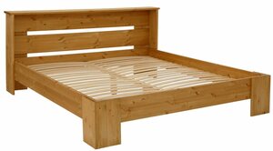 Home affaire Bett Katryn, aus Massivholz, Beige