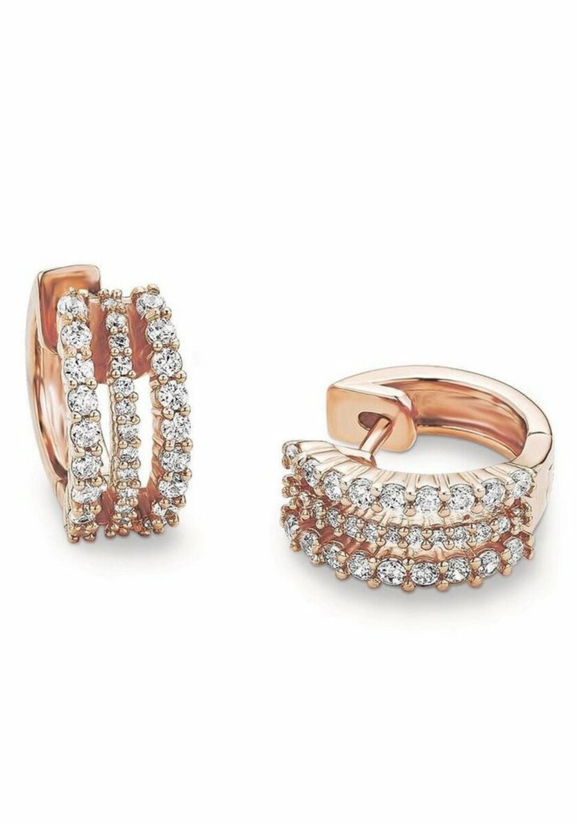 Bild 1 von Amor Paar Creolen 2016302, mit Zirkonia