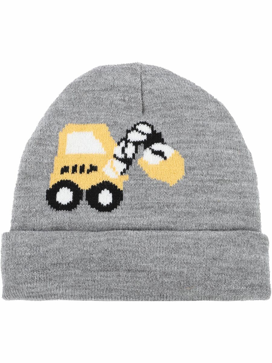Bild 2 von Jungen Mütze mit Baggerstickerei
                 
                                                        Grau