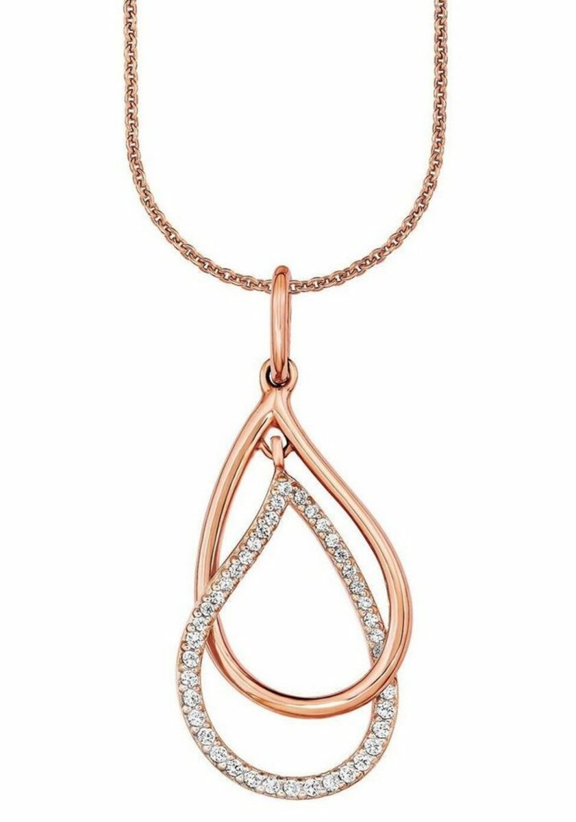 Bild 1 von Amor Kette mit Anhänger Tropfen, 9158355, mit Zirkonia