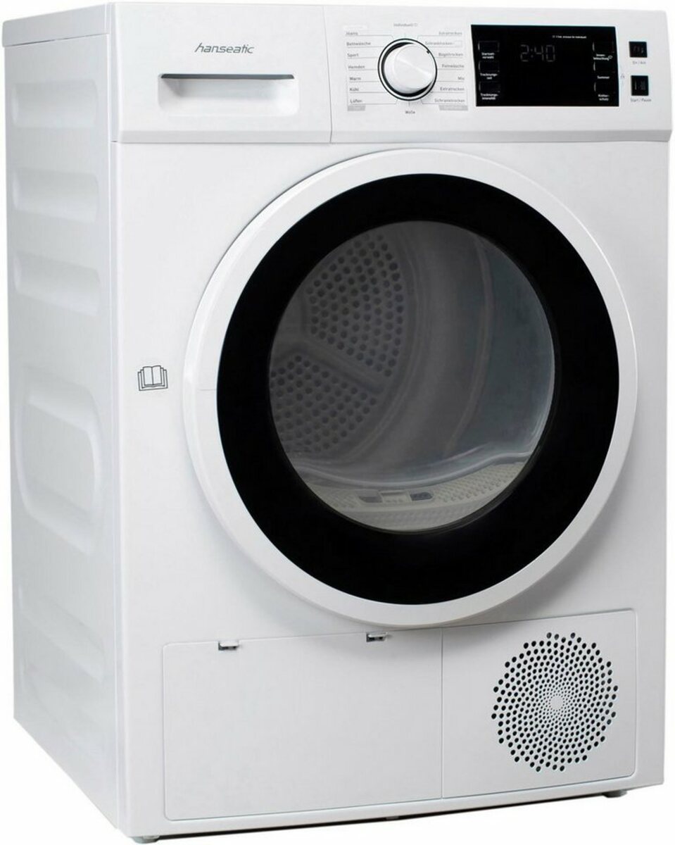 Bild 1 von Hanseatic Wärmepumpentrockner HWT8A2GT, 8 kg, Knitterschutz