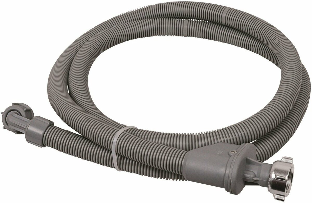 Bild 1 von Kirchhoff Zulaufschlauch, Zubehör für Waschmaschinen, Sicherheits-Zulaufschlauch, 3/4IG x 2 m x 3/4"IG, 10bar/90°C"