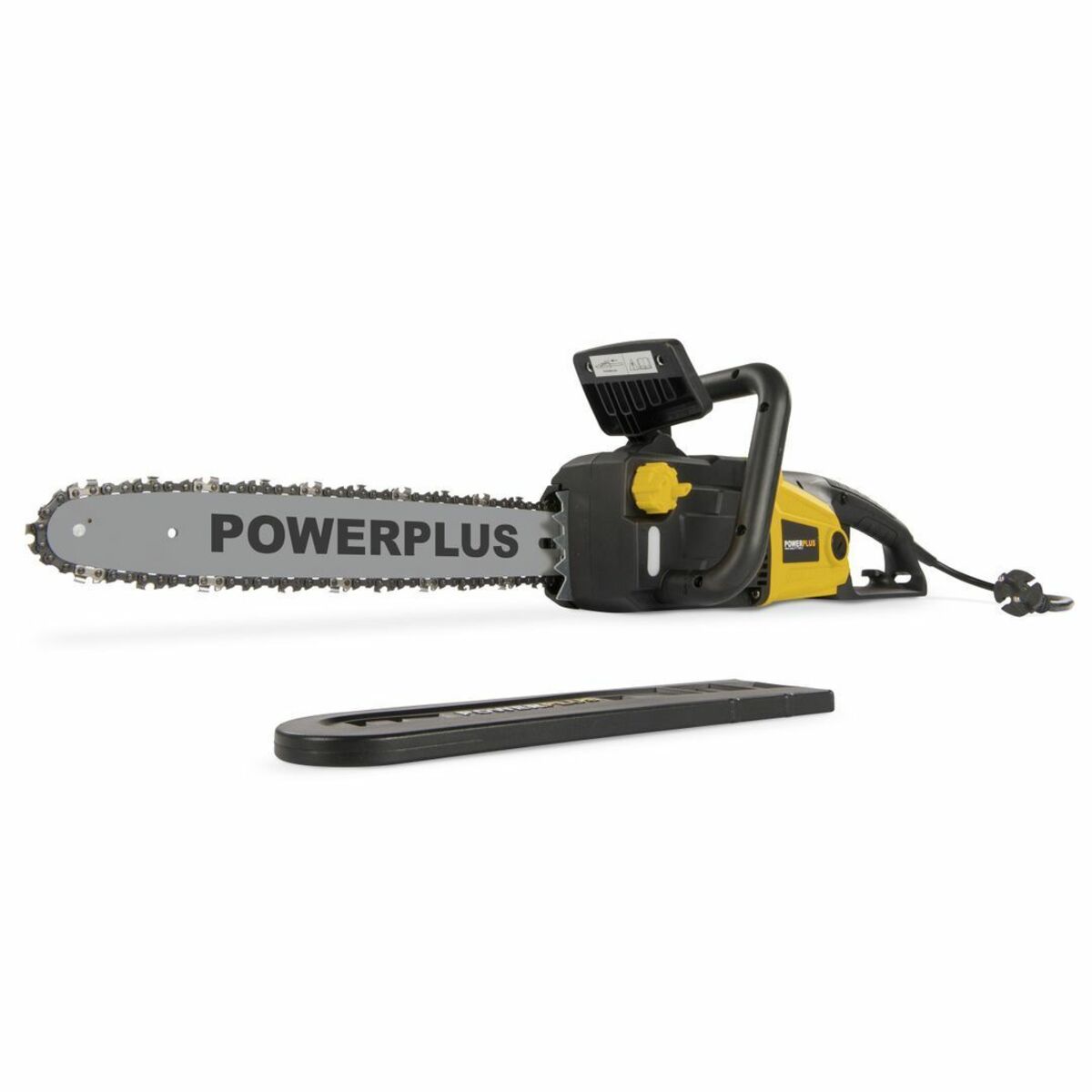 Bild 1 von Powerplus elektrische Kettensäge POWEG1009 - elektrische Säge 2400W, mit 400 mm Schwert und automati