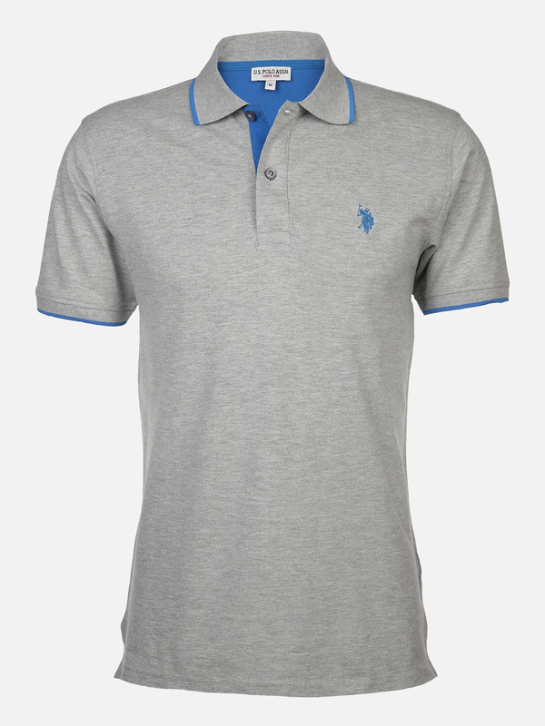 Bild 1 von Herren Poloshirt mit Stickerei
                 
                                                        Grau