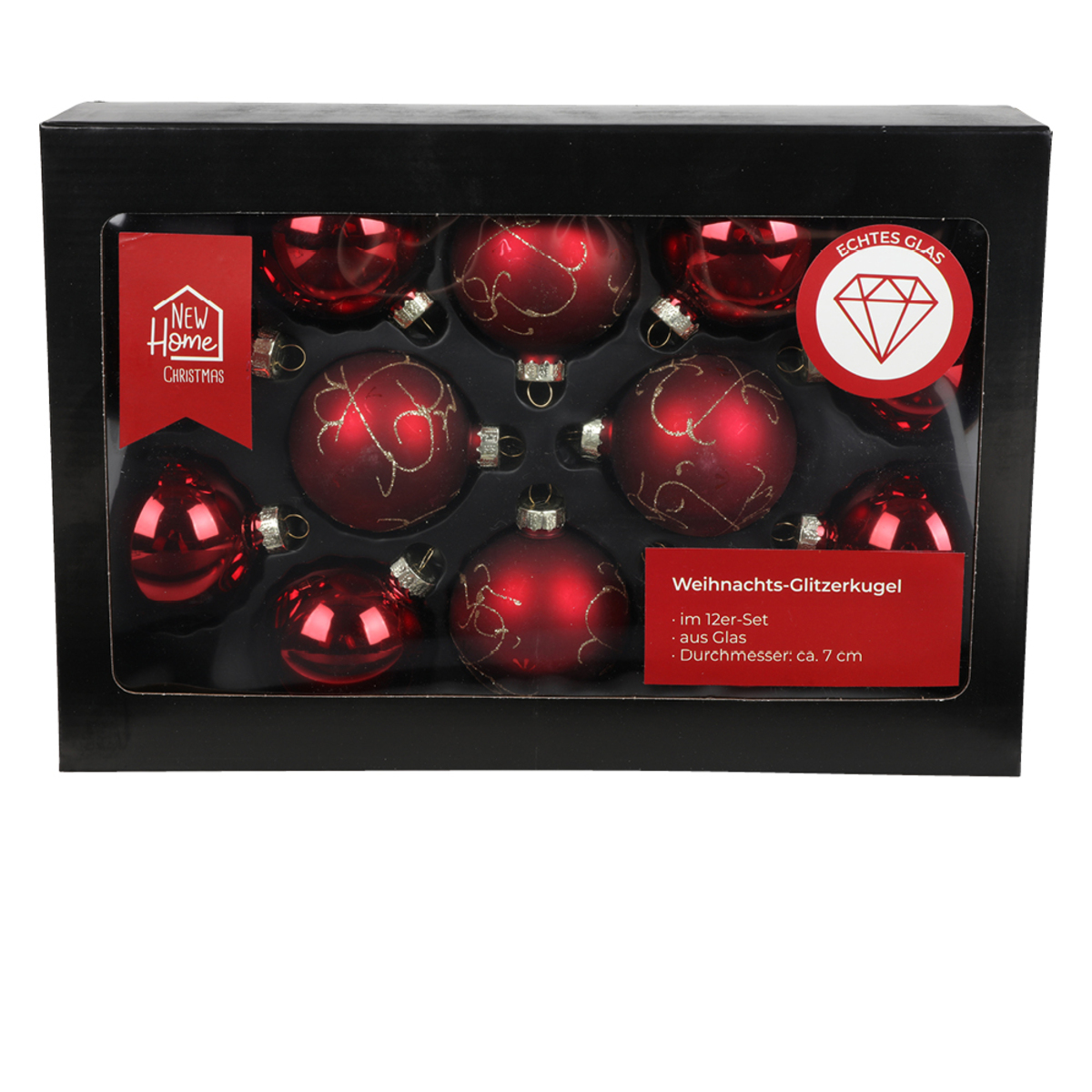 Bild 1 von Glas-Baumkugeln 12 Stück