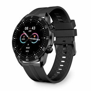 Fontastic Lema AMOLED Smartwatch mit 1,43“ Display schwarz