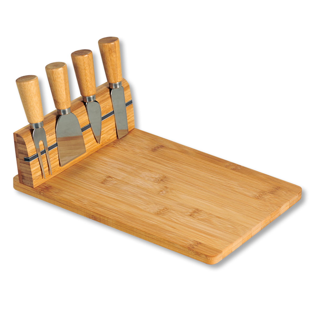 Bild 1 von Kesper Käseschneidebrett mit Besteck, Bambus