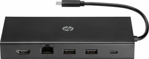 HP USB-C-Reisehub mit mehreren Anschlüssen Adapter zu 3,5-mm-Klinke, USB 2.0, VGA