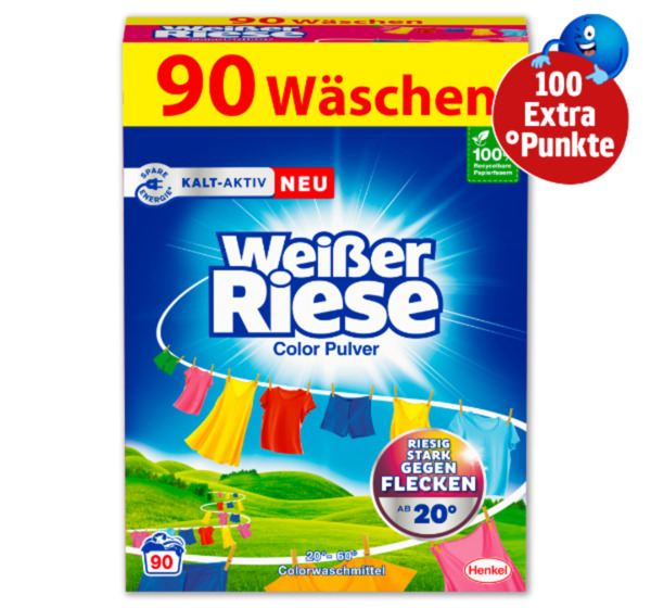 Bild 1 von 100 EXTRA °P beim Kauf von Weißer Riese Color Pulver*