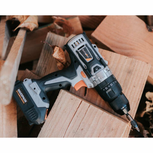 Bild 2 von Batavia 18 V Akku-Schlagbohrschrauber SET (mit 2 x 2Ah Akkus und Ladegerät im Koffer)