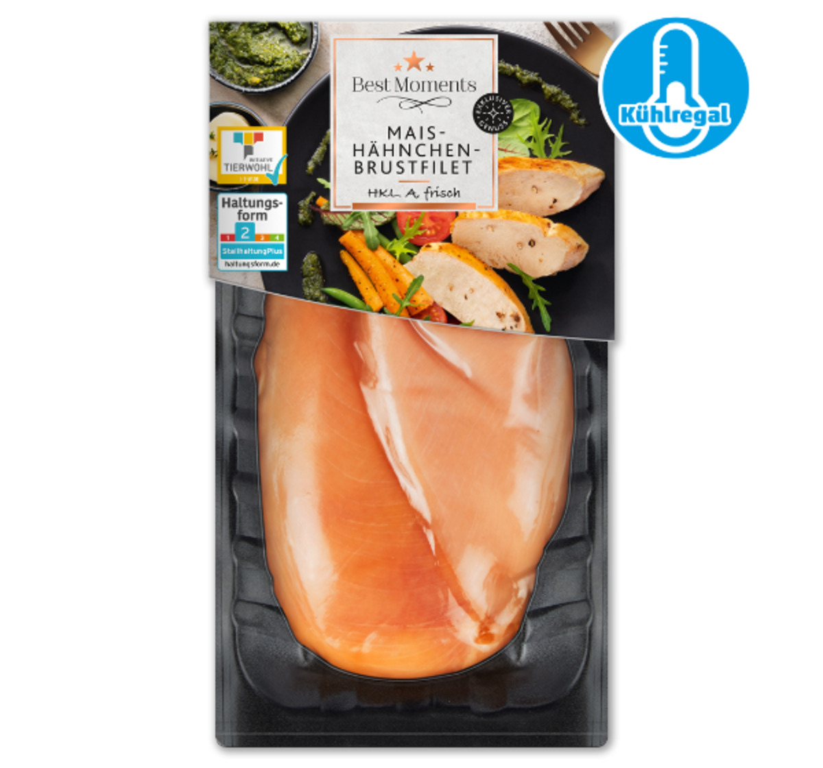 Bild 1 von BEST MOMENTS Frisches Mais­­hähnchen­­brustfilet*