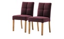 Bild 1 von Woodford Polsterstuhl  2er Set Mako rot Maße (cm): B: 48 H: 89 T: 64 Stühle