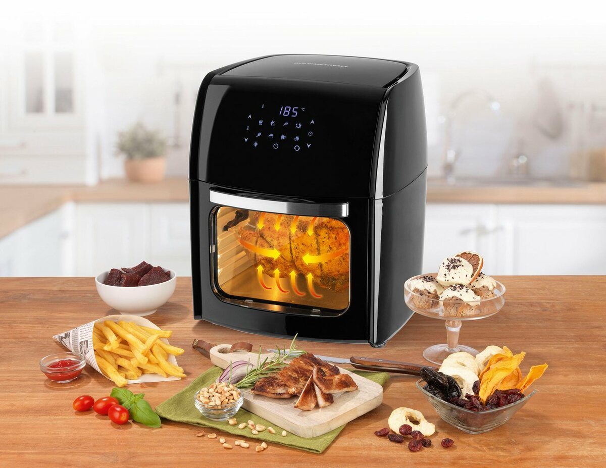 Bild 1 von GOURMETmaxx Fritteuse Heißluft-Ofen 11216 Digital 12l, 1800 W