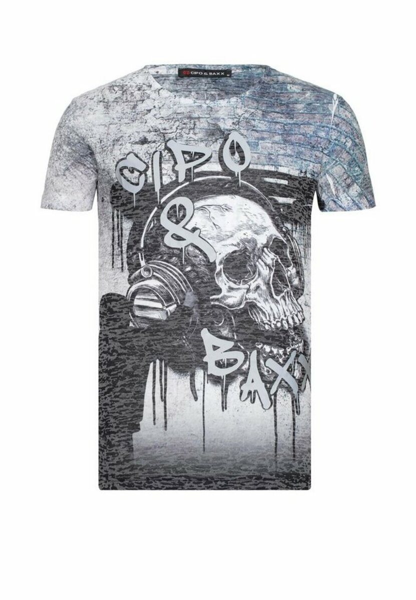 Bild 1 von Cipo & Baxx T-Shirt im Slim Fit-Schnitt