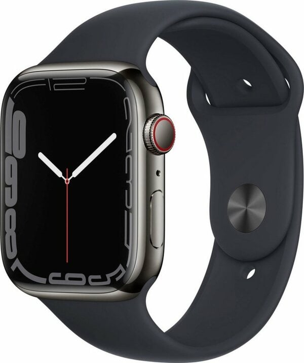 Bild 1 von Apple Watch Series 7 GPS + Cellular, 45mm Smartwatch (4,83 cm/1,9 Zoll, Watch OS 8)