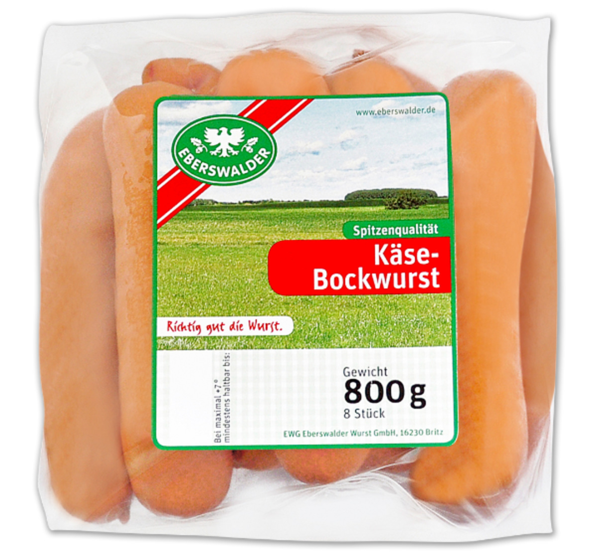 Bild 1 von EBERSWALDER Käse-Bockwurst*