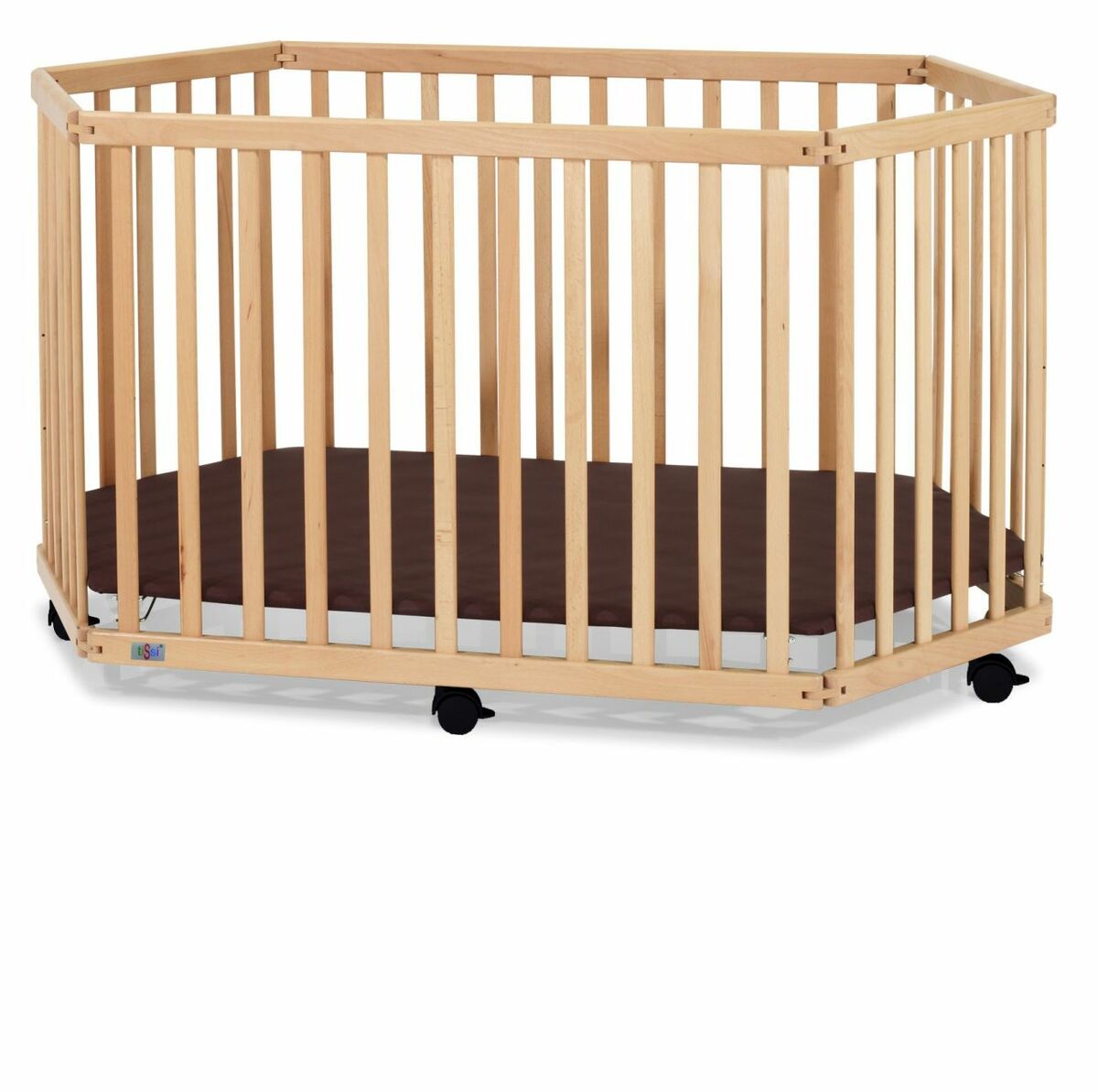 Bild 1 von tiSsi® Laufgitter Buche natur faltbar / zusammenklappbar