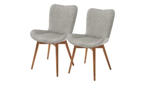 Gray & Jones 2er Set Polsterstuhl  Tierra Fuego Two grau Maße (cm): B: 58 H: 88 T: 67 Stühle