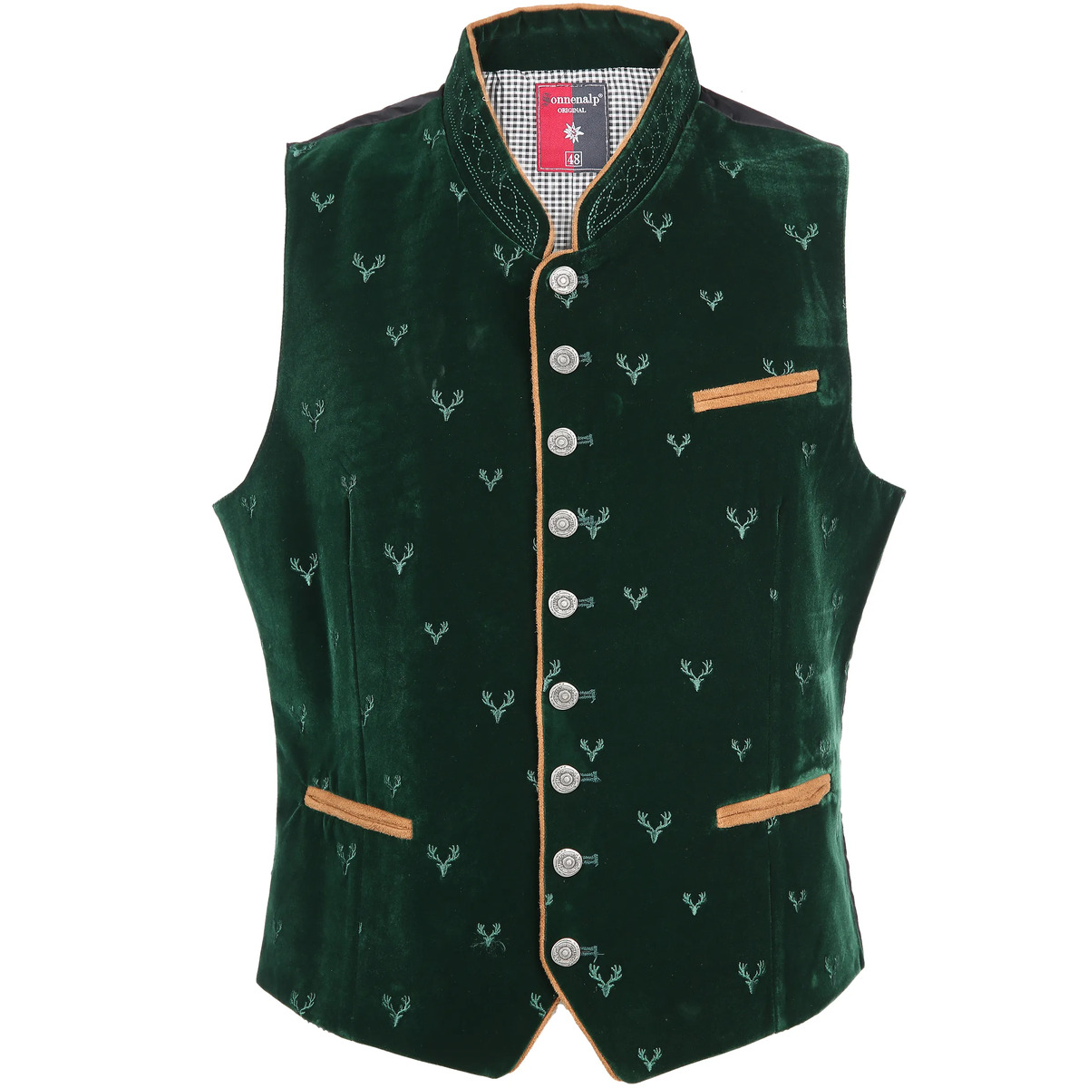 Bild 1 von Herren Trachtenweste mit Stickerei
                 
                                                        Grün