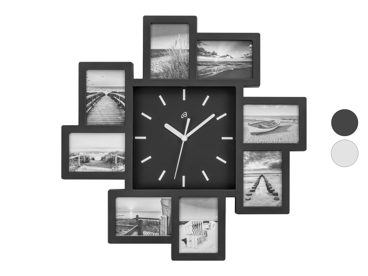 Bild 1 von AURIOL® Foto-Wanduhr, mit Glasabdeckung