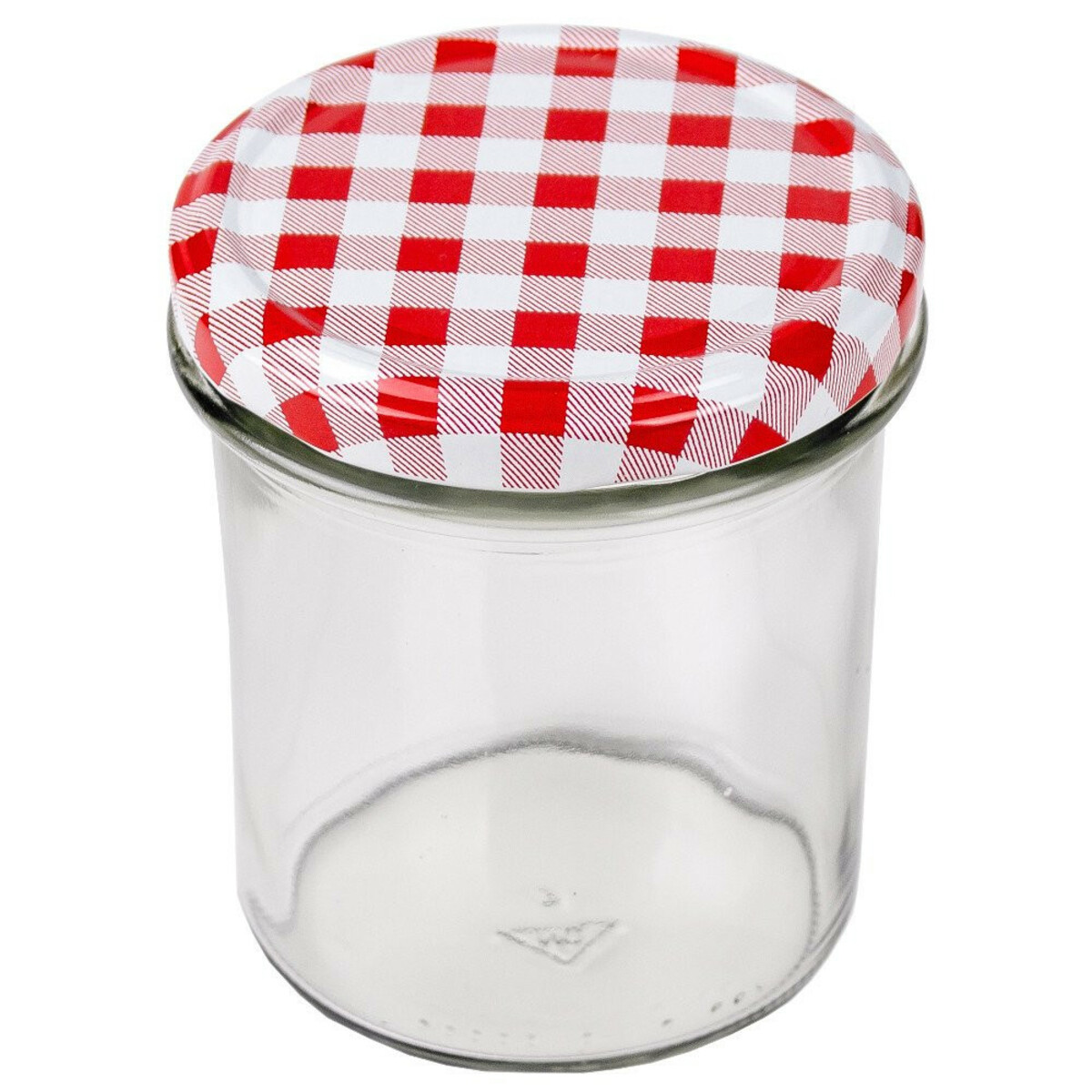 Bild 1 von Einmachglas 435 ml mit kariertem Deckel