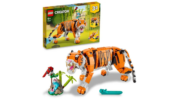 Bild 1 von LEGO Creator 3in1 31129 Majestätischer Tiger, Tierfiguren-Set für Kinder