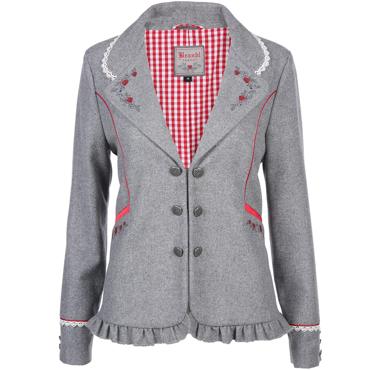 Bild 1 von Damen Trachtenblazer aus Flanell
                 
                                                        Grau