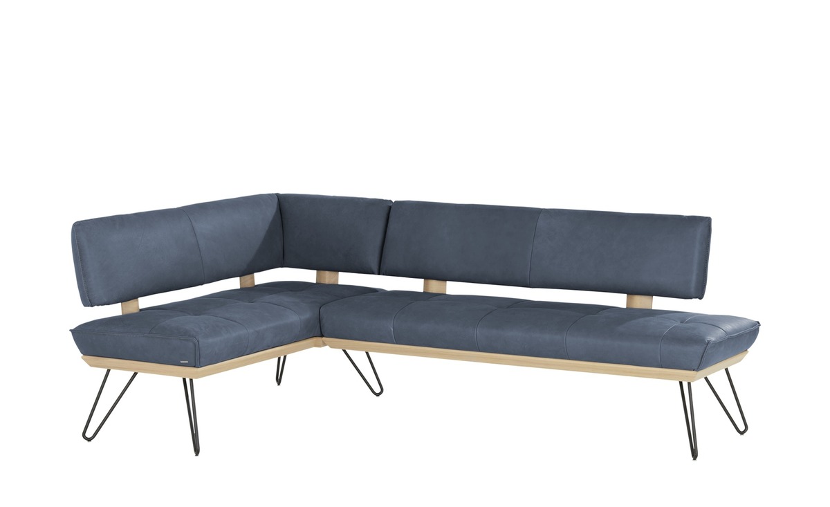 Bild 1 von KOINOR Eckbank  Leder Dining System 4 blau Maße (cm): H: 88 Bänke