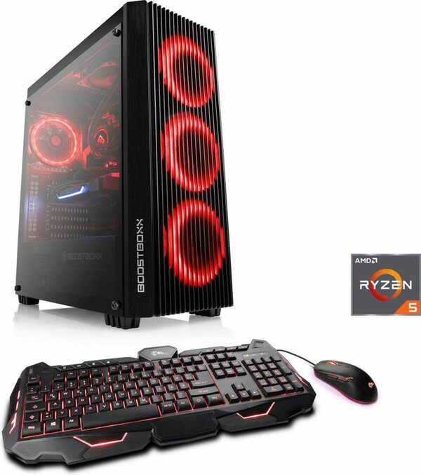 Bild 1 von CSL HydroX L8117 Gaming-PC (AMD Ryzen 5 3600, Radeon RX 6600 XT, 16 GB RAM, 500 GB SSD, Wasserkühlung)