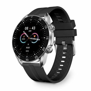 Fontastic Lema AMOLED Smartwatch mit 1,43“ Display chrom