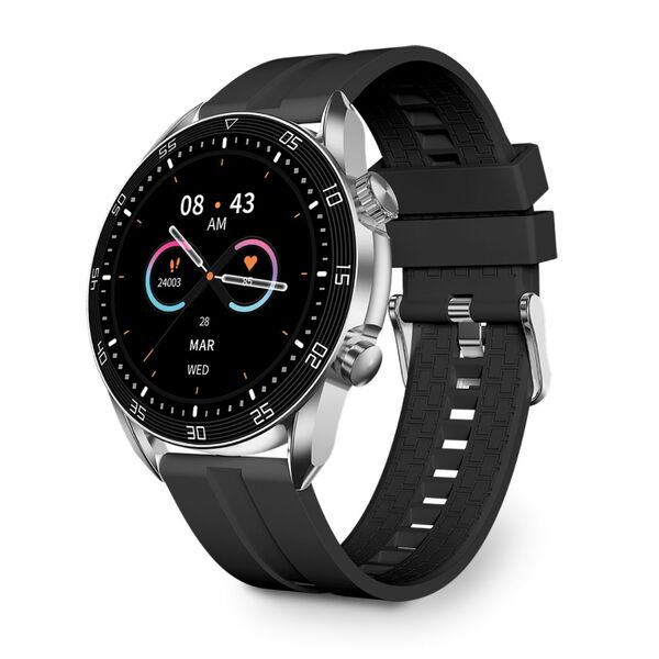 Bild 1 von Fontastic Lema AMOLED Smartwatch mit 1,43“ Display chrom