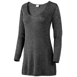 MANOU Longpullover mit Glitzer Effekt