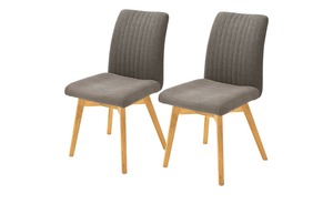 Woodford 2er Set Polsterstuhl  Menda braun Maße (cm): B: 47 H: 88 T: 69 Stühle